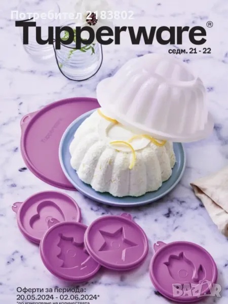 ФМУ форма за многократна употреба Tupperware , снимка 1