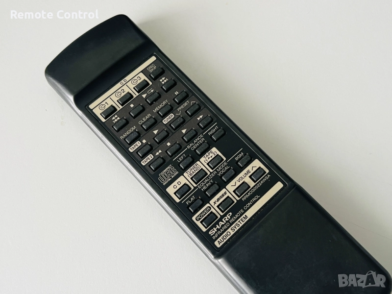 Дистанционно SHARP RRMCG0022AWSA (AUDIO SYSTEM), снимка 1
