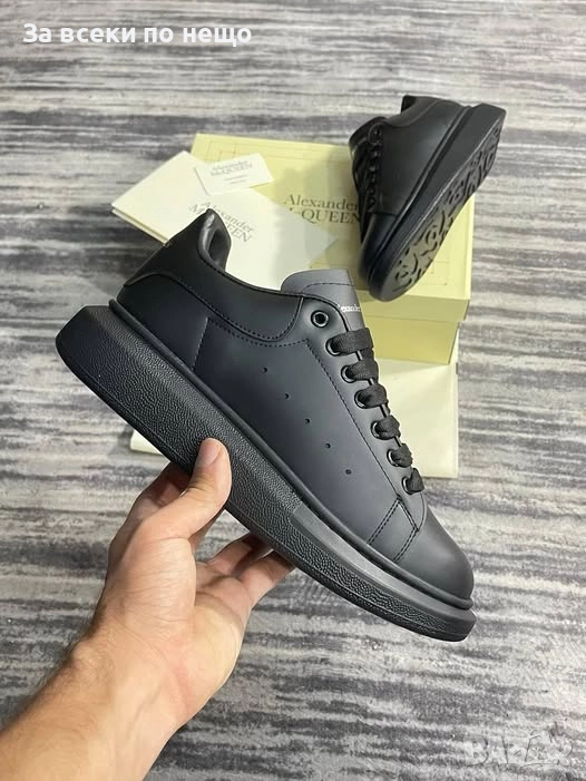 Alexander McQueen Мъжки Черни Маратонки👟Мъжки Спортни Обувки В Черен Цвят Код P1663, снимка 1