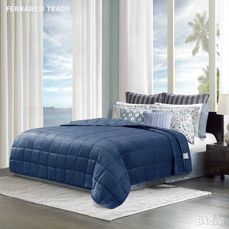Тежко одеало / Утежнено одеяло син цвят  150 x 200 cm 11 kg , снимка 1