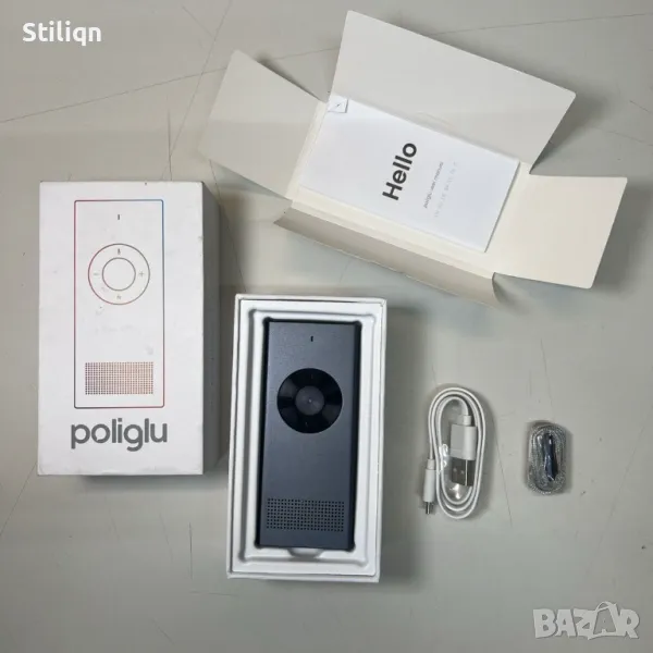 Устройство за двупосочен езиков преводач Poliglu за 36 езика, снимка 1