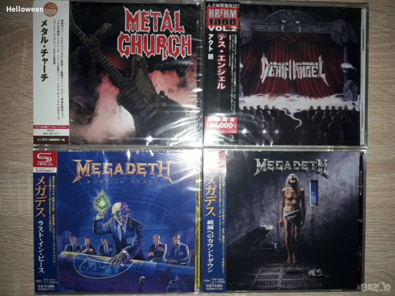 Megadeth,Metal Church,Metallica,Slayer,Death Angel, снимка 1