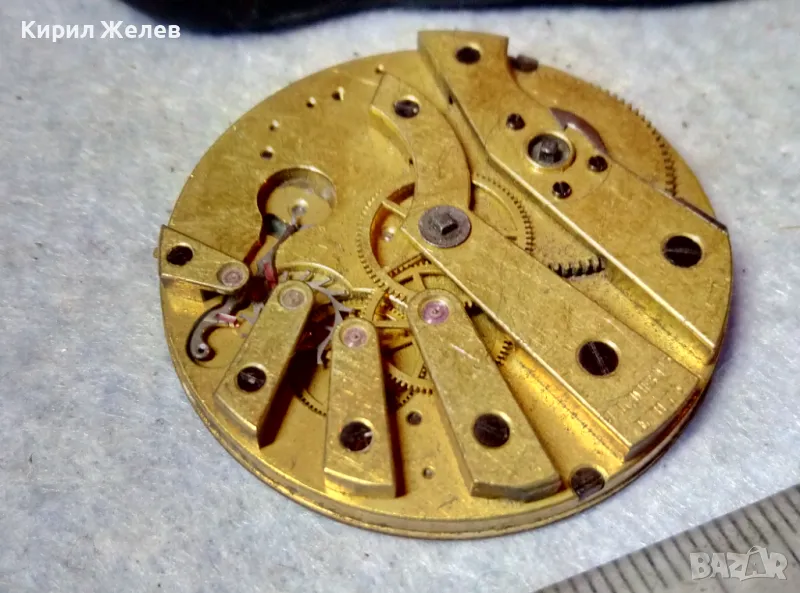 J. L. DUBOIS E HIJO МЕХАНИЗЪМ от СТАР МАРКОВ ШВЕЙЦАРСКИ ДЖОБЕН ЧАСОВНИК с РИМСКИ ЦИФЕРБЛАТ 49618, снимка 1