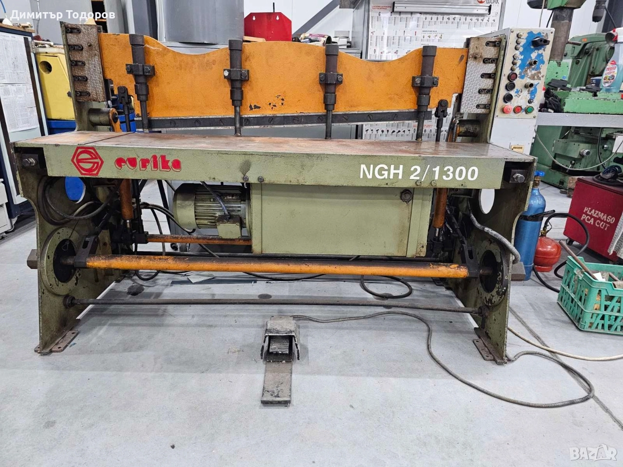 Хидравлична гилотина за ламарина, снимка 1