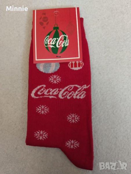 Чорапи с коледни мотиви Coca Cola, снимка 1
