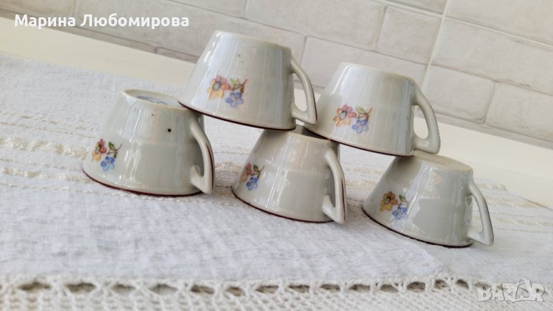 Български порцелан/Ретро ракиени чашки, снимка 1