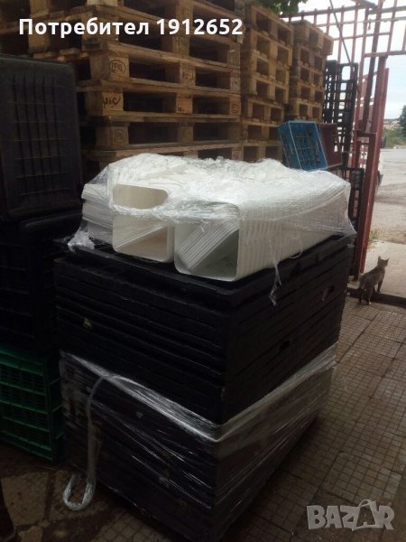 продава пластмасови палети-здрави.80/120см., снимка 1