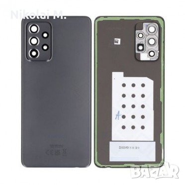 Капак батерия зa Samsung A52s 5G 2021 (А528) /Черен/, снимка 1
