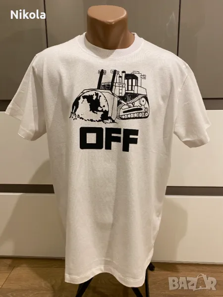 OFF-WHITE™ WORLD CATERPILLA, тениска, размер: S, снимка 1