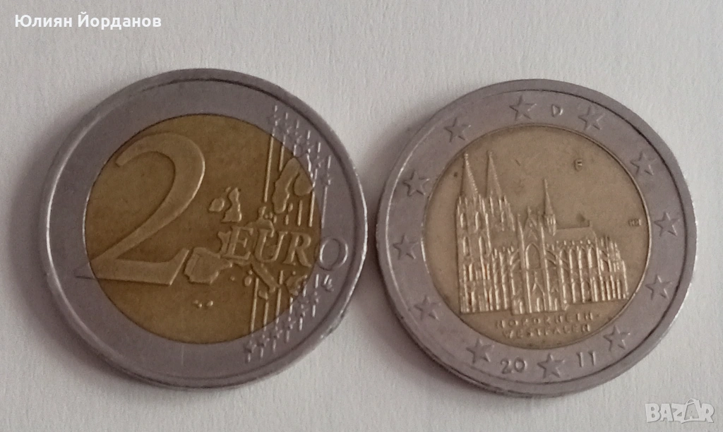 2 Евро монета от 2011, снимка 1
