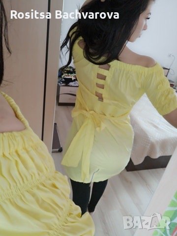 Жълта туника, М размер, снимка 1