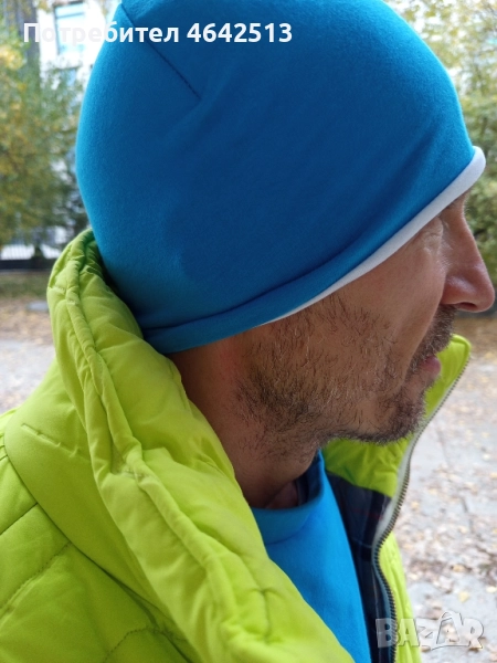 тънка шапка лека вата и памук ,спортна мека шапка, снимка 1