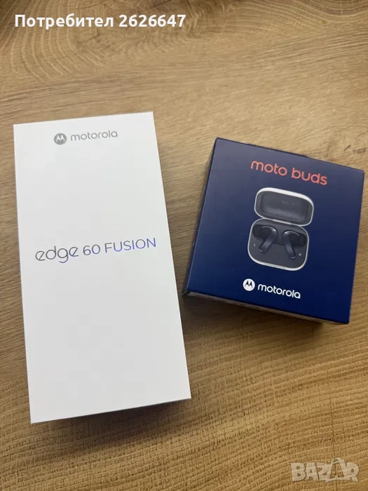 Motorola Edge 60 Fusuion + Moto buds НОВИ, снимка 1