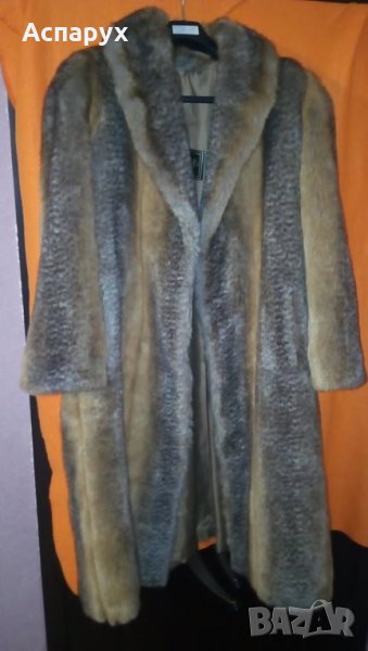 Марково палто от изкуствен косъм tissavel, снимка 1