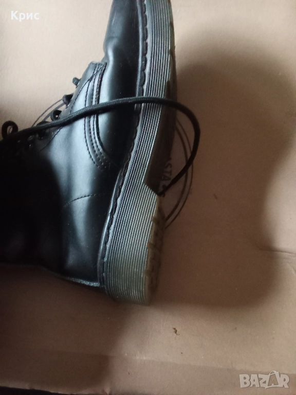 Ботуши дамски, черни в абсолютно приличен вид , снимка 1