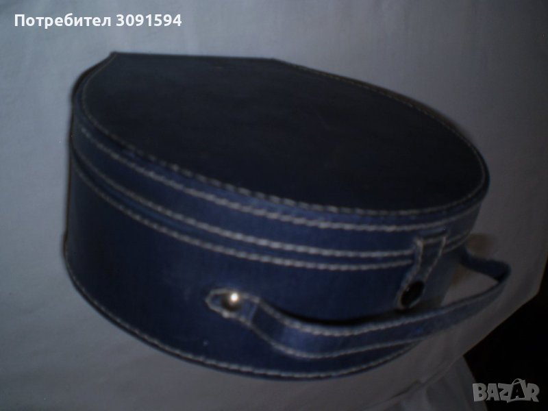 Винтидж мини куфар твърд куфар за пътуване -аксесоари ШАПКИ, снимка 1