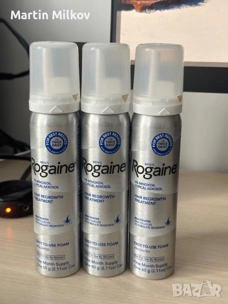 Minoxidil Rogaine пяна за растеж , снимка 1