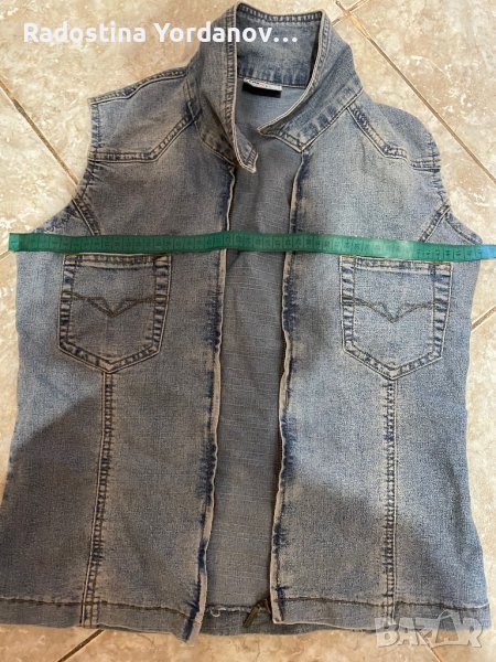 Дамски дънков елек, снимка 1