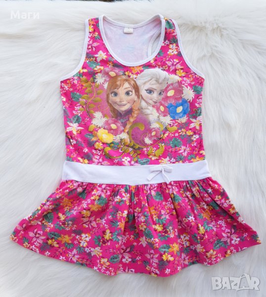 Рокля Елза и Ана 6-8 години, снимка 1
