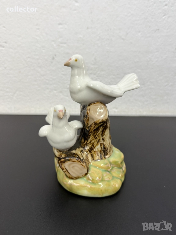 Испанска порцеланова фигура / пластика на гълъби. №7731, снимка 1