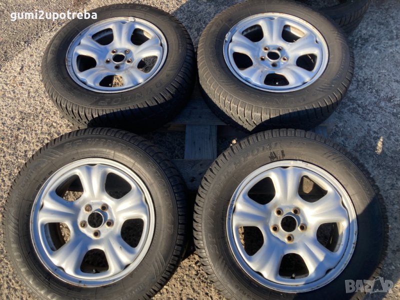 16 джанти 5х100 SUBARU Forester 215/65/16 Dunlop 2014г 5,5-6,5мм, снимка 1