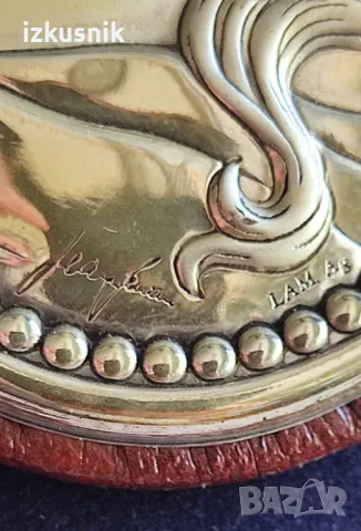 Изящна сребърна пластика, авторска, снимка 4 - Антикварни и старинни предмети - 50005532