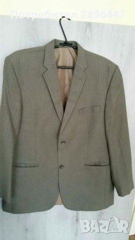 Елегантен мъжки костюм-ХХЛ-сиво-кафяв-Намален!, снимка 3 - Костюми - 43743606