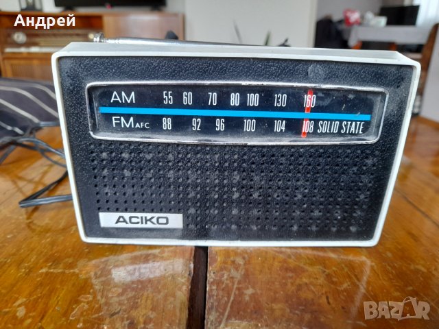 Старо радио,радиоприемник Aciko, снимка 2 - Антикварни и старинни предмети - 39504366