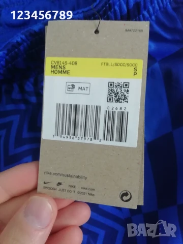 Chelsea Nike нови оригинални шорти къси гащи Челси размер S 2021/2022, снимка 3 - Спортни дрехи, екипи - 50956470