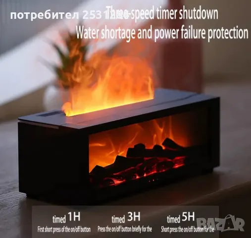 дифузер за ароматерапия, дифузер камина, ароматерапия, ароматизатор, снимка 3 - Други стоки за дома - 48427159