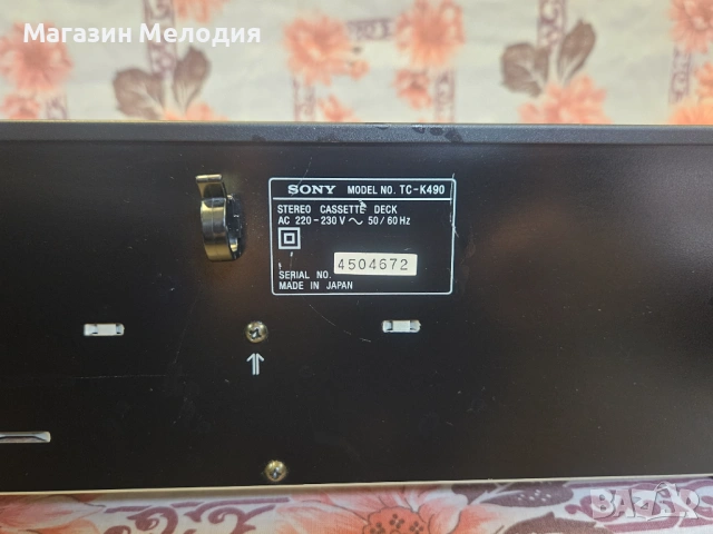Триглав касетен дек SONY TC-K490 Black В перфектно техническо и много добро визуално състояние., снимка 12 - Декове - 27904632