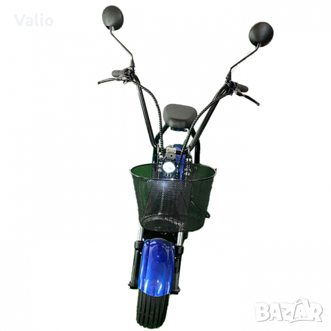 2021г Електрически скутер Харли Harli 1200W + аксесоари, каска, снимка 4 - Мотоциклети и мототехника - 23056293