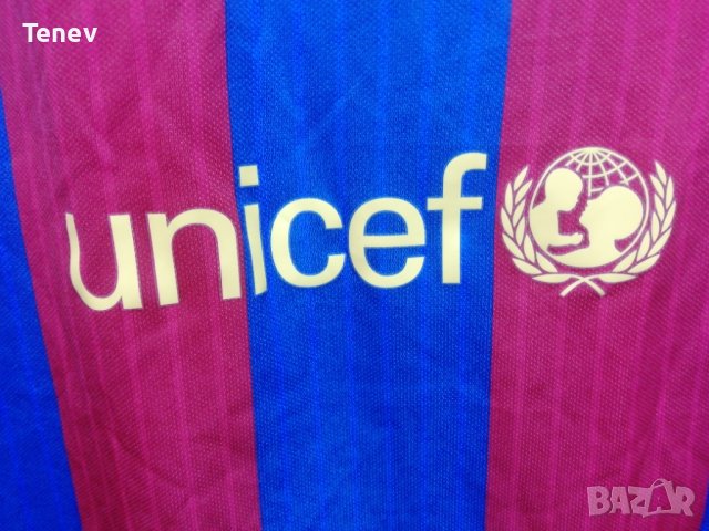 Barcelona Lionel Messi Nike оригинална тениска фланелка Барселона Меси размер L , снимка 12 - Тениски - 43430202