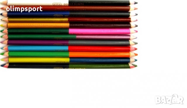 Двустранни моливи , изработени от екологични материали, нетоксични. Всеки молив има два върха с разл, снимка 3 - Ученически пособия, канцеларски материали - 39482433