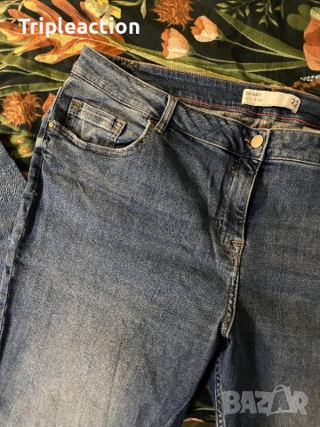 NEXT Skinny Mid Rise, дамски дънки, 50 EUR /XXL/ еластични, снимка 5 - Дънки - 43308809