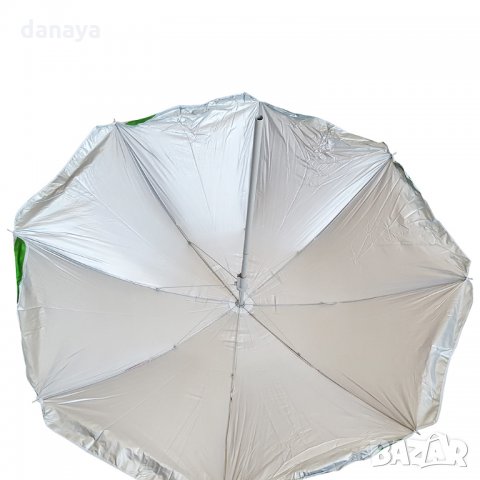 2275 Плажен чадър с чупещо рамо 160 см, снимка 8 - Къмпинг мебели - 33343996