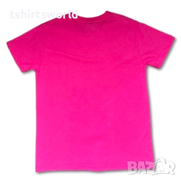 Нова детска тениска с дигитален печат Стич (Stitch) в цвят циклама, снимка 2 - Детски тениски и потници - 51722316