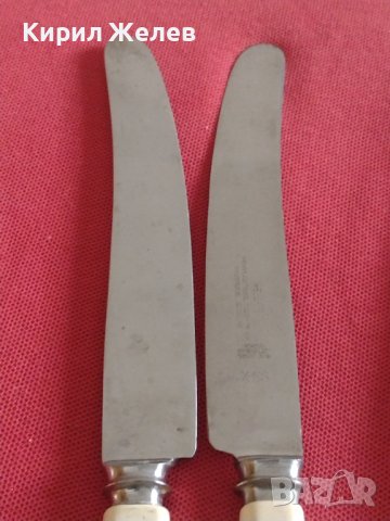 Два стари ножа за ресторант производство Шефийлд Англия перфектно състояние за КОЛЕКЦИОНЕРИ 42767, снимка 7 - Други ценни предмети - 43817013