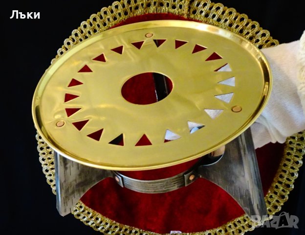 Бронзова пиростия,мангал,стойка за съдове,котлон. , снимка 8 - Антикварни и старинни предмети - 40589191