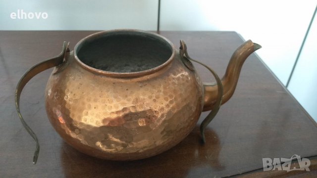 Меден чайник, снимка 2 - Антикварни и старинни предмети - 39358322