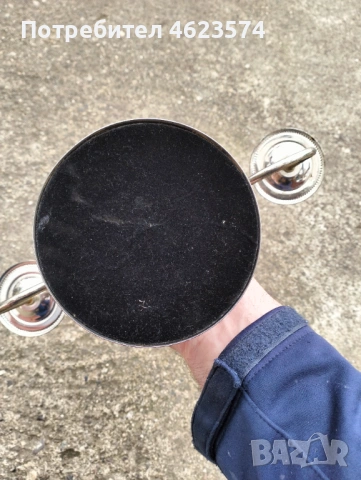 Посребрен свещник, снимка 7 - Антикварни и старинни предмети - 53609153