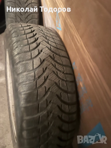 Зимни гуми Michelin 2 бр. и ESA Tecar 2 бр. 185/60/15, снимка 3 - Гуми и джанти - 52296580