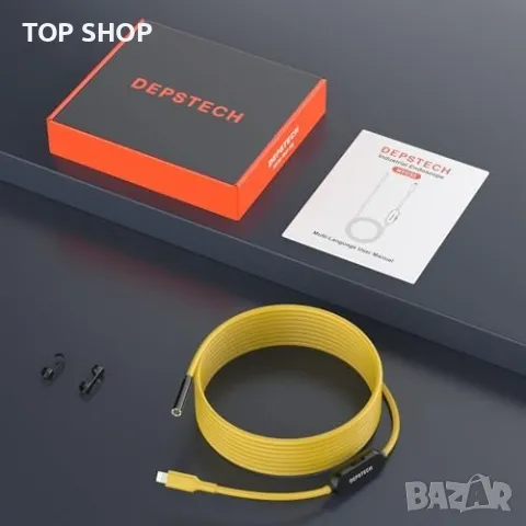 Нов DEPSTECH Едноскоп светлина, Bluart 3.0, IP67, за iOS - Жълт, снимка 6 - Друга електроника - 49321356