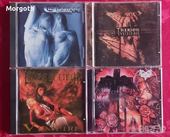 Дискове с метъл/ Cradle of Filth, Therion, Cryhavoc, Tiamat, снимка 1 - CD дискове - 49045168