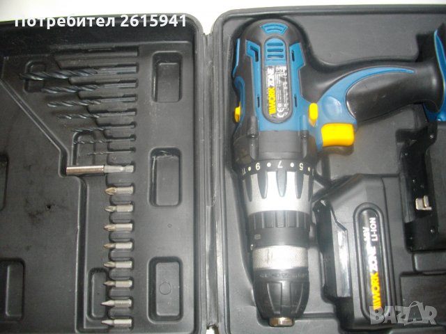  Ударен 18 Волта Професионален-Винтоверт-Дрелка-Австрийски-Workzone-Уоркзоне, снимка 3 - Винтоверти - 28360692