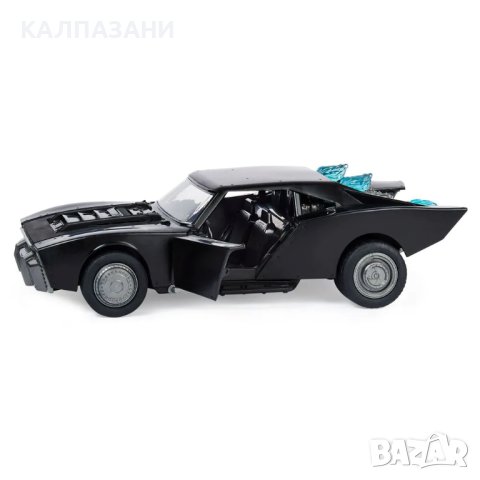 DC The BATMAN Батмобил със звукови и светелинни ефекти и фигура Батман 10см 6060519, снимка 3 - Коли, камиони, мотори, писти - 43211793