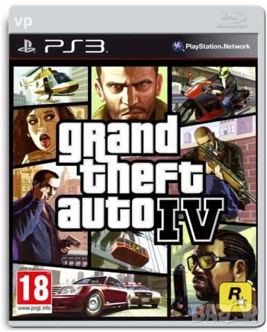 Игра GTA IV за Плейстейшън Grand Theft Auto IV Premium Edition GTA 4 PS3 ГТА 4 за Sony Playstation 3