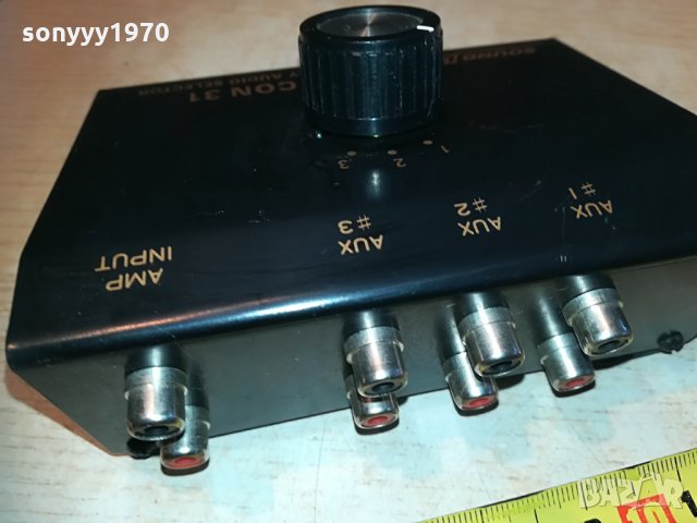 soundlab con 31-3way audio selector-внос germany 1005212031, снимка 12 - Ресийвъри, усилватели, смесителни пултове - 32829906