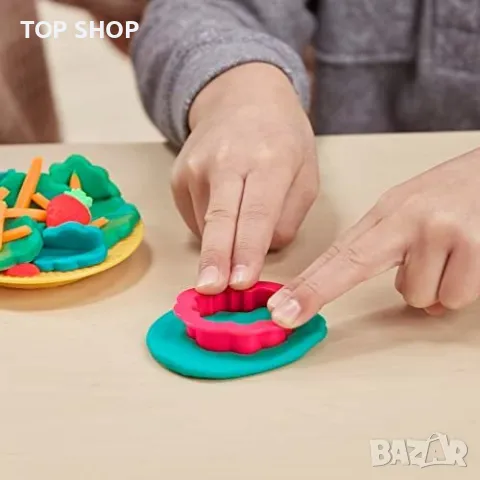 Детски комплект Play-Doh градина цветя пластелин играчка игра дете, снимка 7 - Конструктори - 49307261