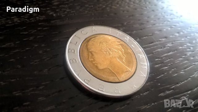 Монета - Италия - 500 лири | 1985г., снимка 2 - Нумизматика и бонистика - 27497922